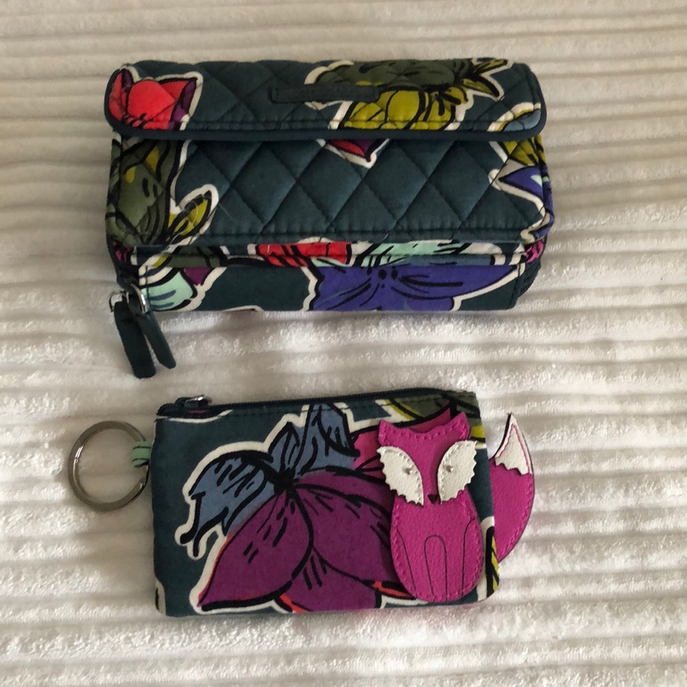 Vera Bradley Crossbody and zip ID case